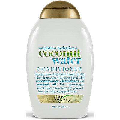 4th Ave Market: OGX Weightless Hydration + Coconut Water Conditioner, 13 Ounce Bottle Sulfate-Free S