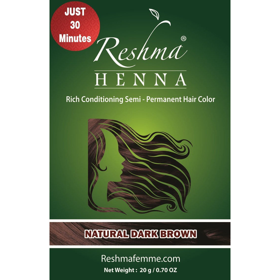 4th Ave Market: Reshma Beauty Natural Dark Brown 30 Minute Henna Hair Colo