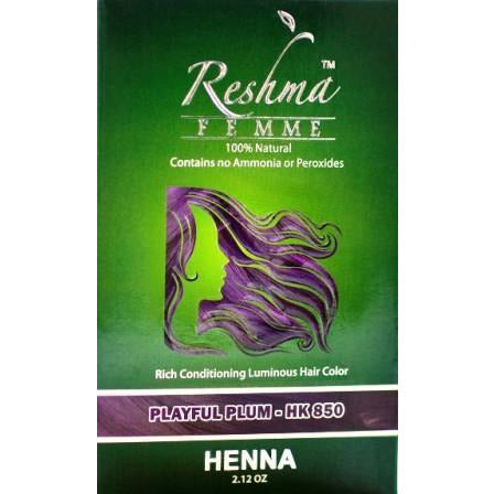 4th Ave Market: Reshma Femme Rich Conditioning Luminous Hair Color, Playful Plum