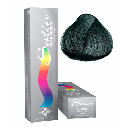 Satin Bold Series Hair Color 5 Dark Sea Green - 4th Ave Market