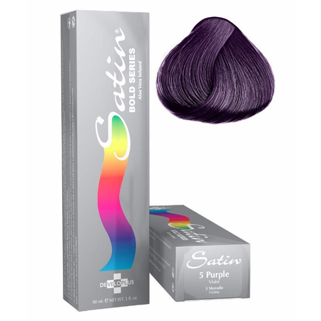 Satin Bold Series Hair Color 5 Dark Violet - 4th Ave Market