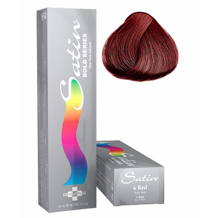 Satin Bold Series Hair Color 6 Ruby Red - 4th Ave Market