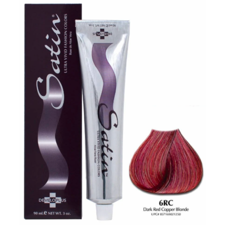 Satin Ultra Vivid Hair Color 6RC Dark Red Copper Blonde - 4th Ave Market