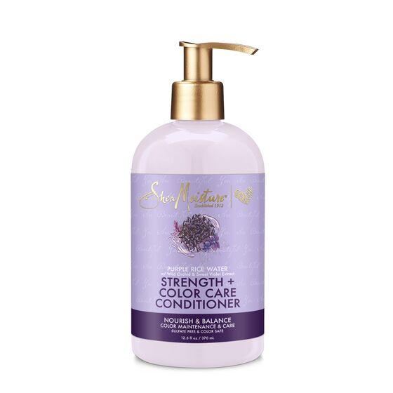 SheaMoisture Purple Rice Water Strength + Color Care Conditioner, 12.5oz - 4th Ave Market