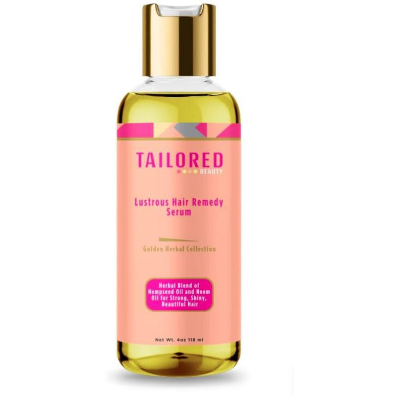 Tailored Beauty Golden Herbal Collection Lustrous Hair Remedy Serum (4 oz.) - 4th Ave Market