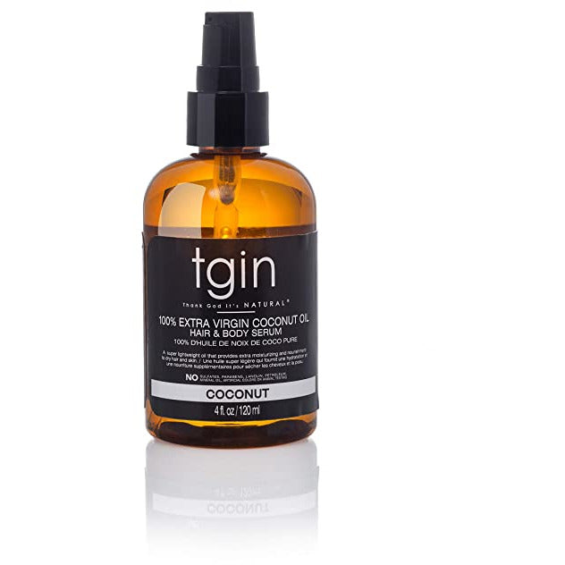 Tgin 100% Extra Virgin Coconut Oil Hair & Body Serum 4oz - 4th Ave Market