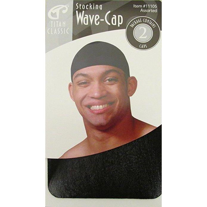 4th Ave Market: Titan Classic Stocking Wave Cap, Black