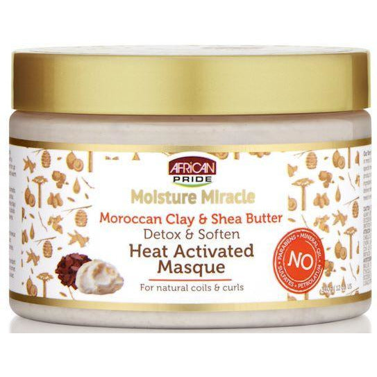 4th Ave Market: African Pride Moisture Miracle Moroccan Clay & Shea Butter Heat Activated Masque