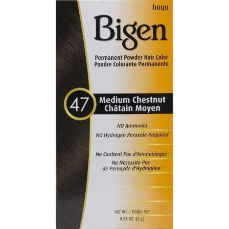 4th Ave Market: Bigen Powder Hair Color #47 Medium Chestnut.21 oz