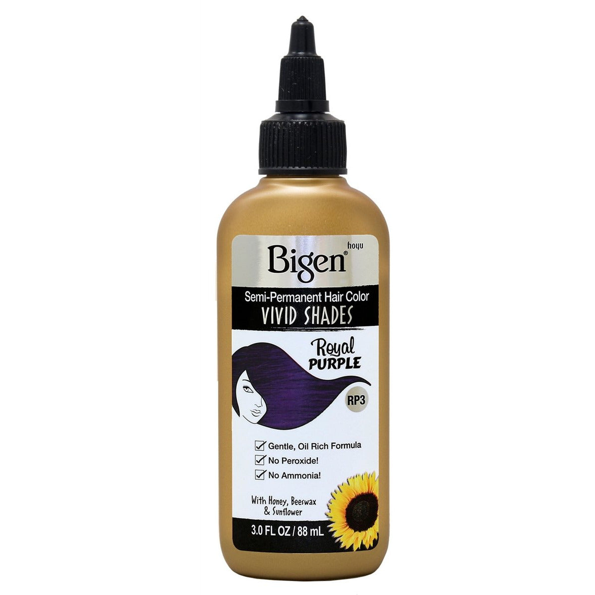 4th Ave Market: Bigen Semi-Permanent Haircolor #Rp3 Royal Purple 3 Ounce (88ml)