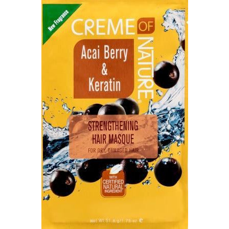 Creme of Nature AAI Berry Keratin Strengthening Hair Masque Mask, 1.75oz - 4th Ave Market