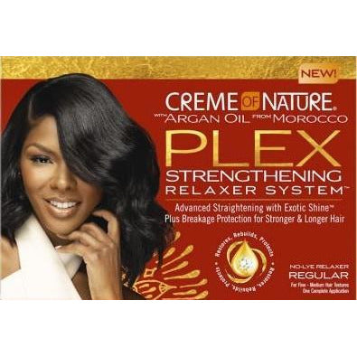 4th Ave Market: Creme of Nature with Argan Oil of Morocco Plex Strengthening Relaxer System Regular