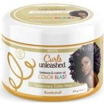Curls Unleashed Color Blast Moisturizing Beeswax - Bodacious Blue 6oz - 4th Ave Market