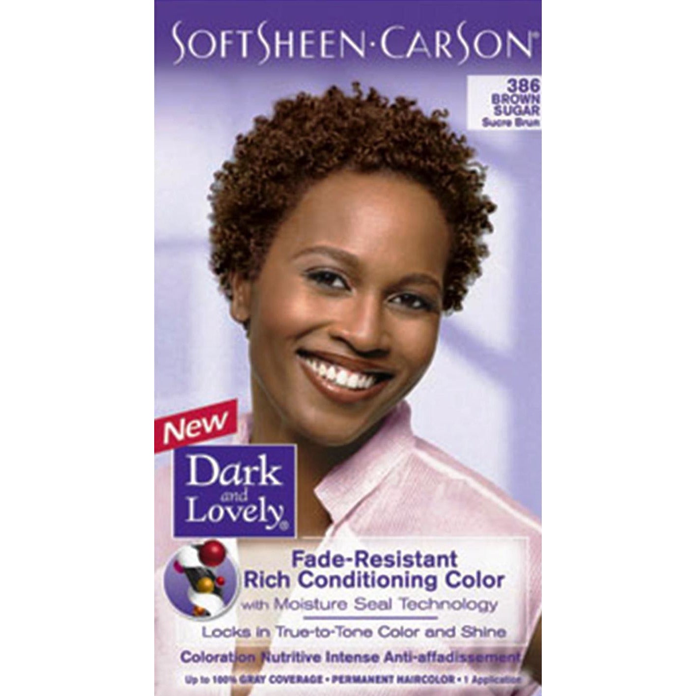 4th Ave Market: Dark and Lovely Fade Resist Rich Conditioning Color, Brown Sugar