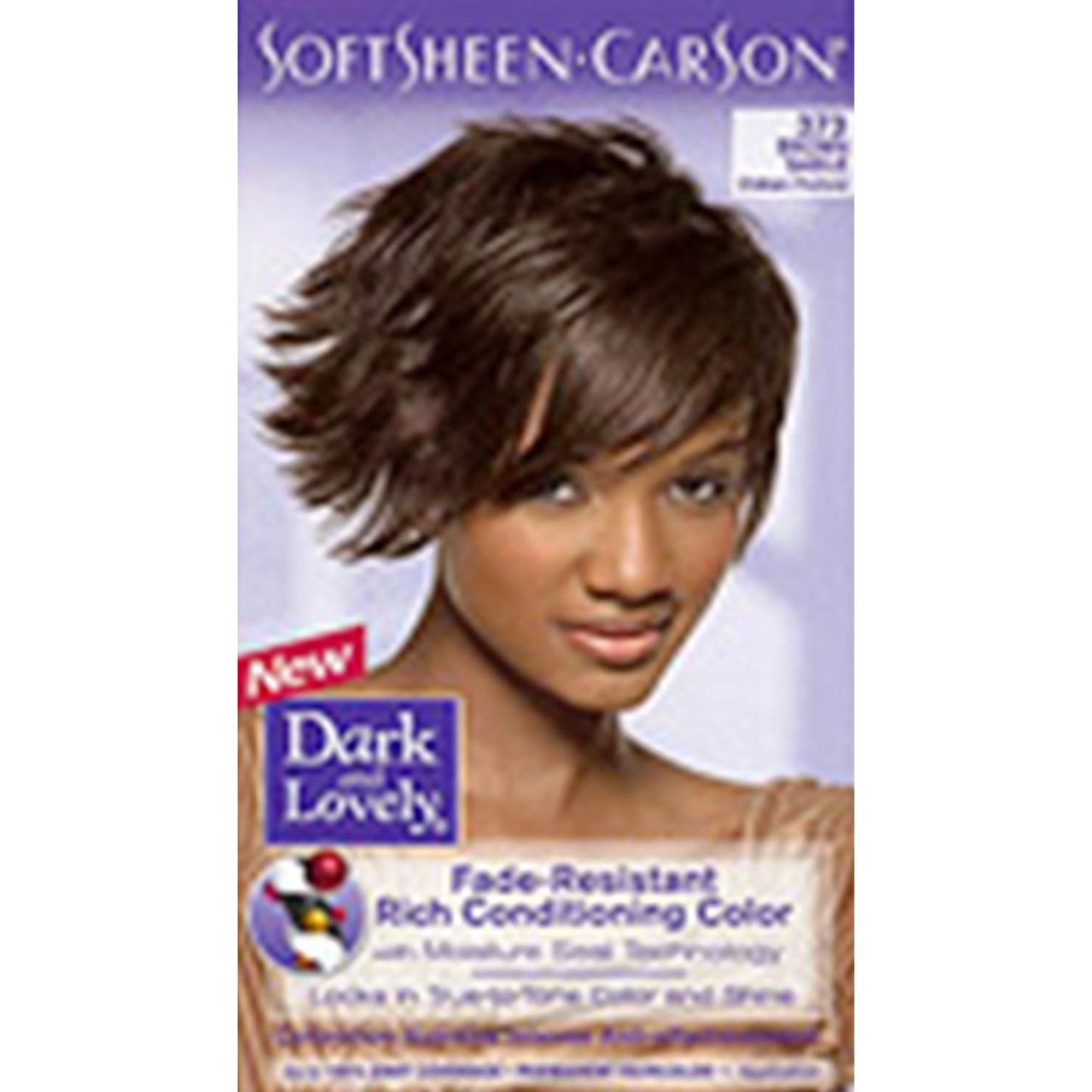 4th Ave Market: Dark and Lovely Fade Resist Rich Conditioning Hair Color, Permanent Hair Dye, Brown 