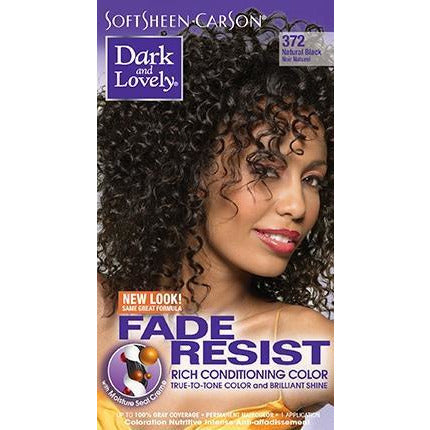 4th Ave Market: Dark and Lovely Fade Resist Rich Conditioning Hair Color, Permanent Hair Dye, Natura