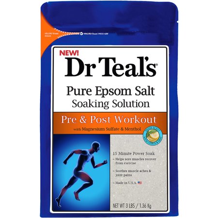 4th Ave Market: Dr Teal's Pure Epsom Salt Soaking Solution, Pre & Post Workout with Magnesium Sulfat