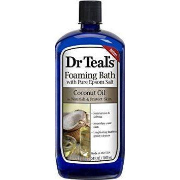 4th Ave Market: Dr. Teals Coconut Oil Foaming Bath, 34 Ounce