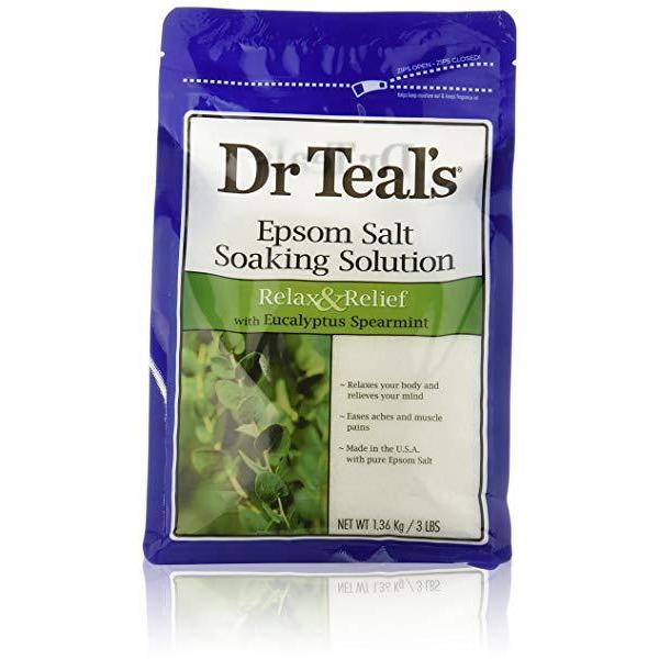 4th Ave Market: Dr. Teal's Epsom Salt Soaking Solution with Eucalyptus Spearmint, 48 Ounce