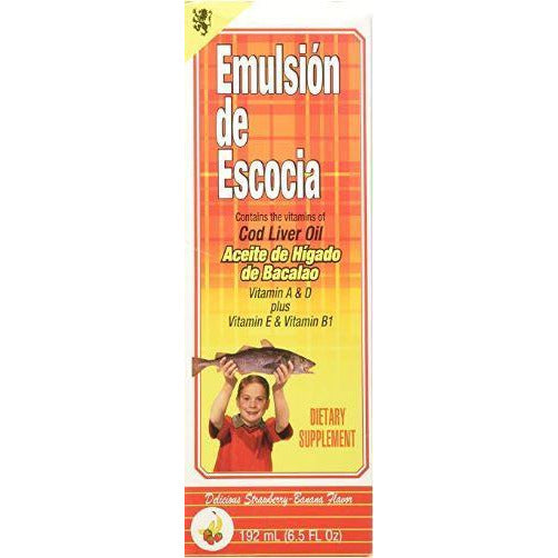 4th Ave Market: Emulsion De Escocia Strawberry/Banana 6.5 Oz. Cod Liver Oil