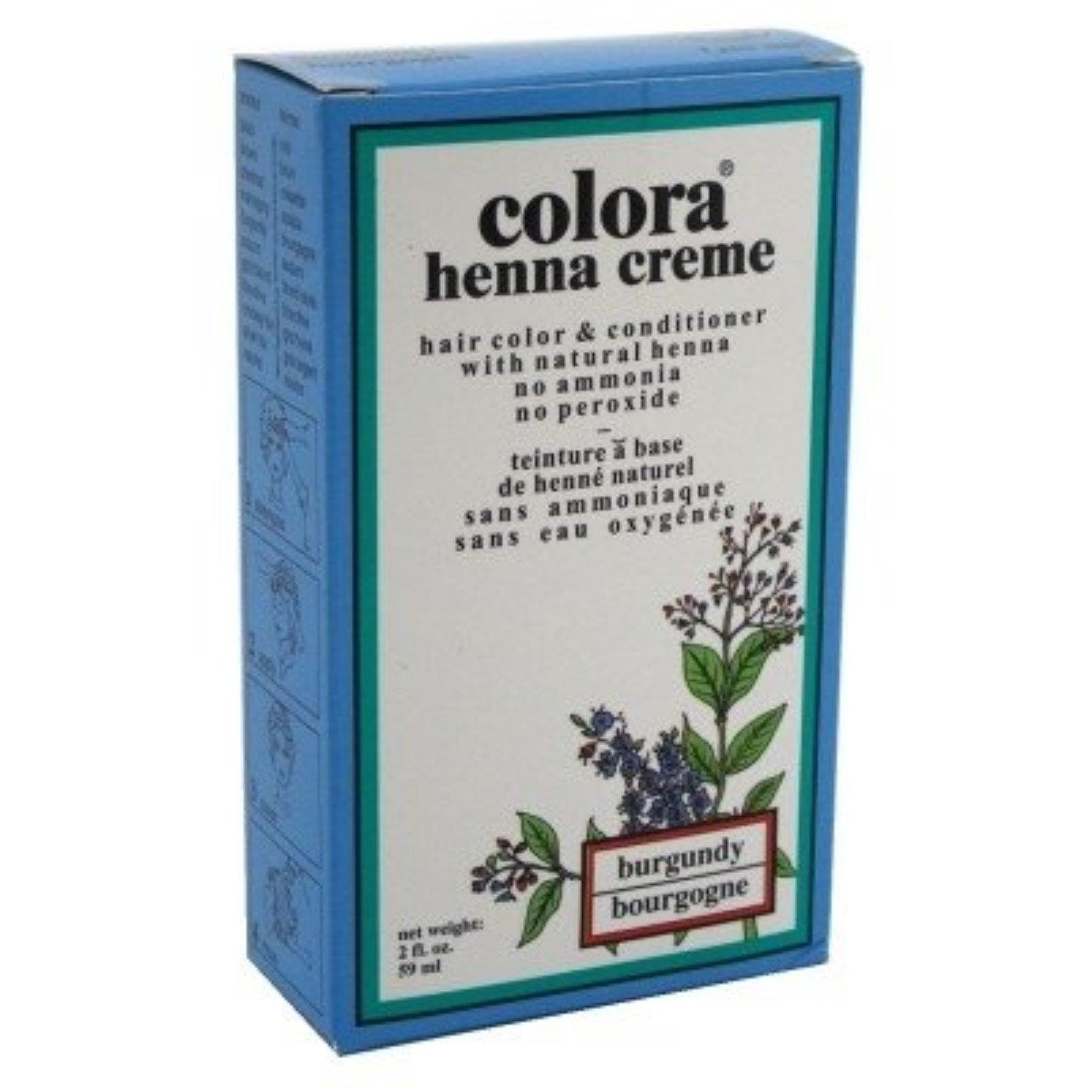 4th Ave Market: Colora Henna Creme Hair Color Burgundy, 2 oz