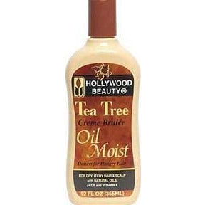 4th Ave Market: Hollywood Beauty Tea Tree Oil Moist for Dry & Itchy Scalp with Natural Oils, Aloe & 