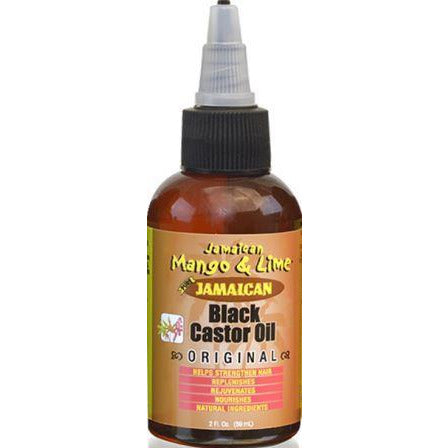 4th Ave Market: Jamaican Mango & Lime Black Original Castor Oil 2 oz