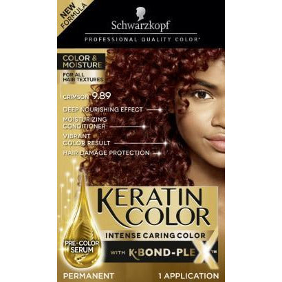 Keratin Color & Amp Moisture Permanent Hair Color Cream - 4th Ave Market