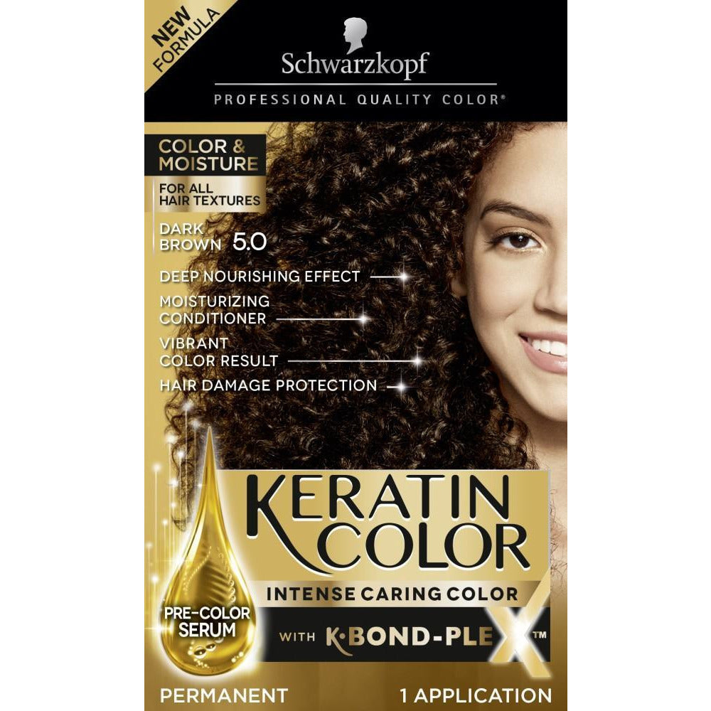 Keratin Color Therapy 3.5 oz 3.6/3R Dark Red Brown - 4th Ave Market