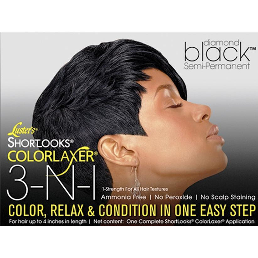 4th Ave Market: Luster's Shortlooks Color Relaxer 3-n-1 Diamond Black