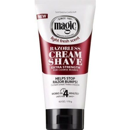 4th Ave Market: Magic Razorless Shaving Cream for Men Extra Strength 6 Oz