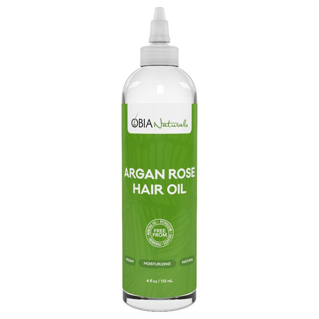 4th Ave Market: Obia Naturlas Argan Rose Hair Oil, 4 oz
