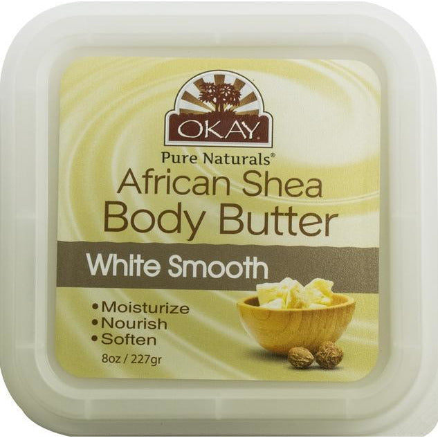 4th Ave Market: OKAY African Shea Butter White Smooth Deep Moisturizing Lotion, 8 Ounce