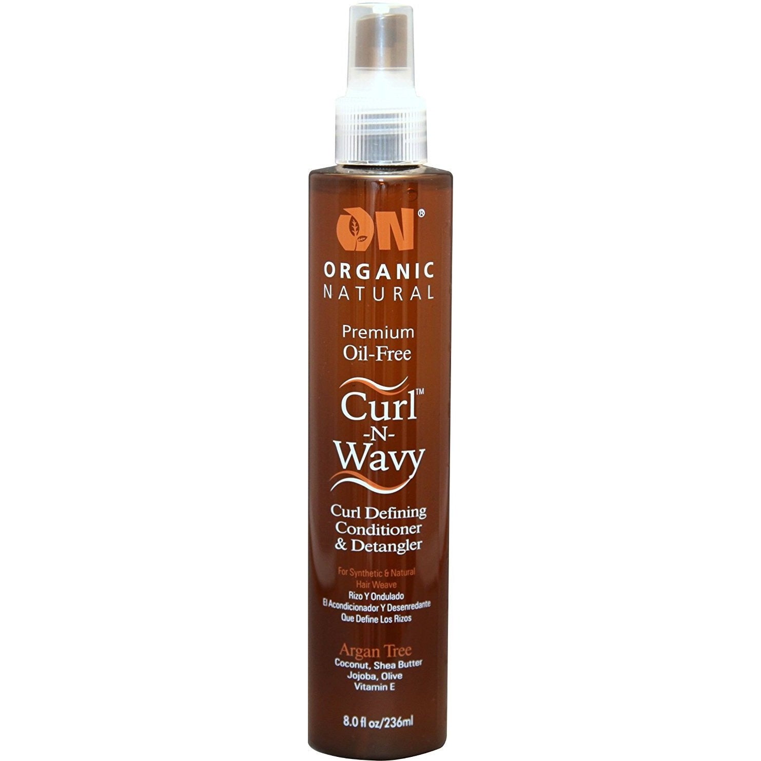 4th Ave Market: On Natural On Curl and Wavy Curl Defining Conditioner & Detangler, Argan Tree, 8 Oun