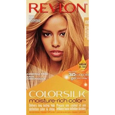 4th Ave Market: Revlon Colorsilk Moisture Rich Hair Color, Light Golden Blonde No. 100