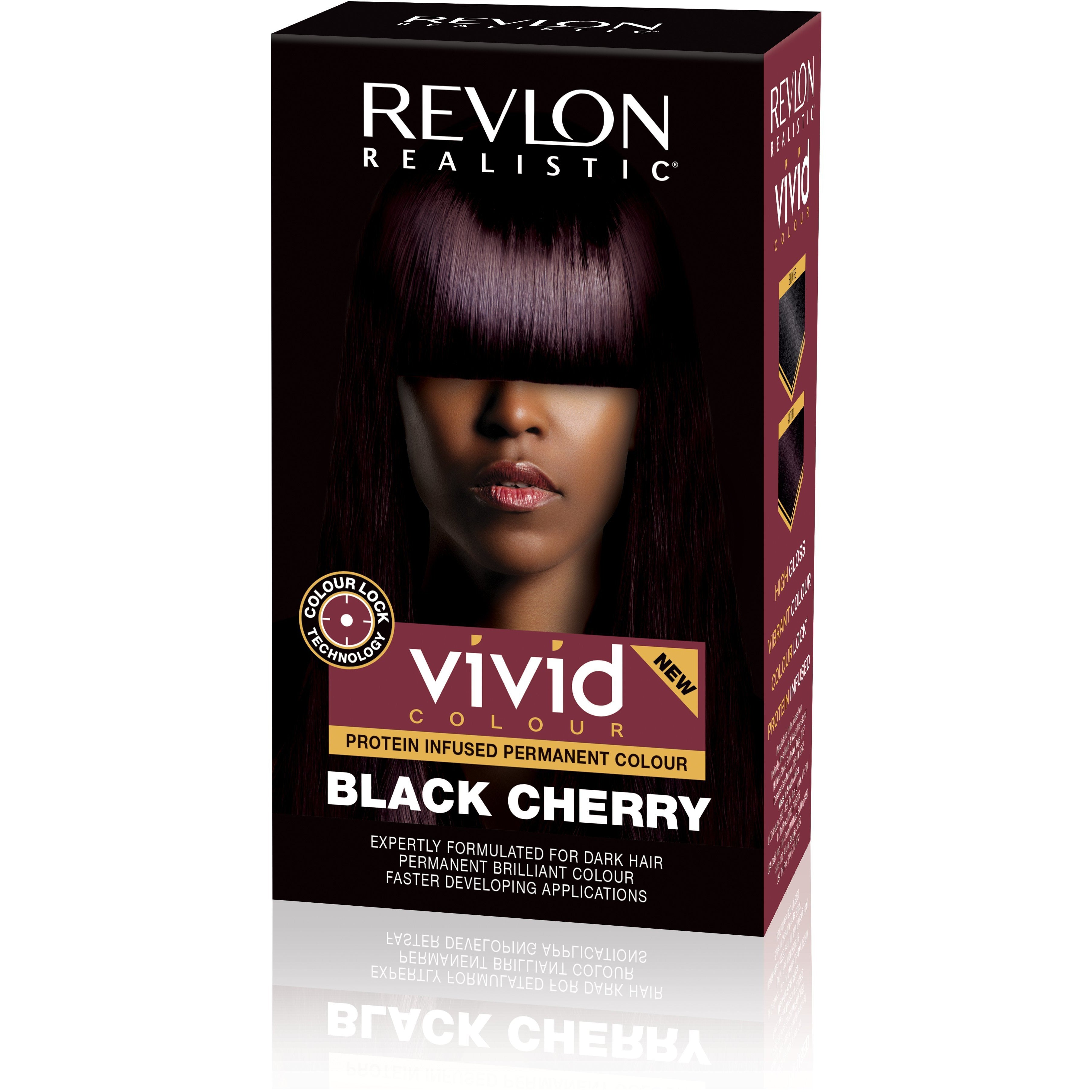 4th Ave Market: Revlon Realistic Vivid Colour Permanent Hair Color, Black Cherry