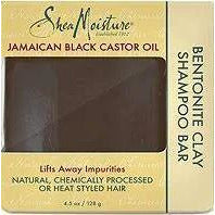 4th Ave Market: Shea Moisture Jamaican Black Castor Oil Bentonite Clay Shampoo Bar for Unisex, 4.5 O