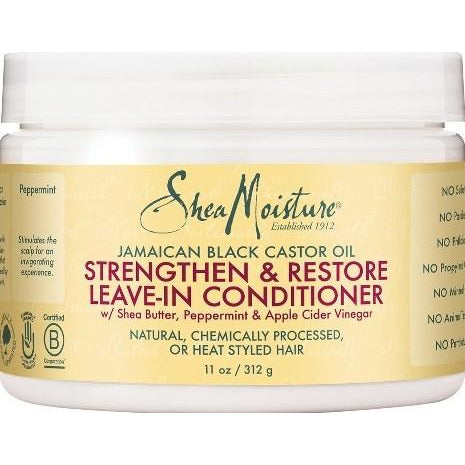 Shea Moisture Jamaican Black Castor Oil Leave-In Conditioner Strengthen & Grow 11 oz - 4th Ave Marke