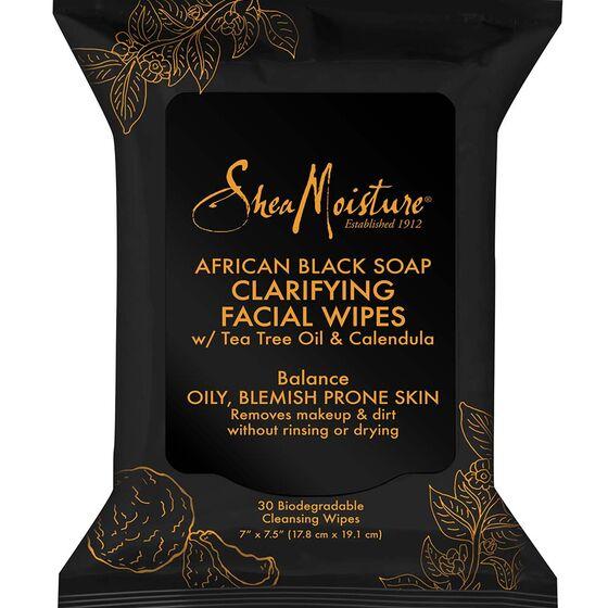 4th Ave Market: Shea Moisture Makeup Remover Face Wipes, African Black Soap, With Tea Tree Oil & Cal