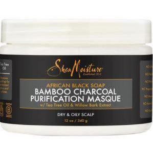 4th Ave Market: SheaMoisture African Black Soap Bamboo Charcoal Purification Masque Hair Treatment, 