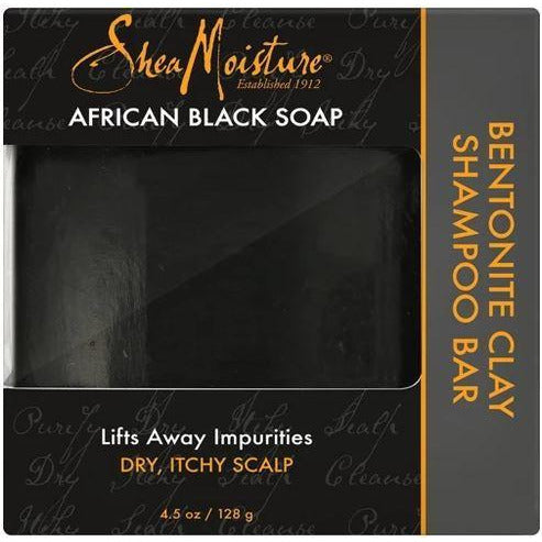 4th Ave Market: SheaMoisture African Black Soap Bentonite Clay Shampoo Bar - 4.5oz