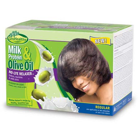 4th Ave Market: Sofn'free Milk Protein & Olive Oil No-Lye Relaxer Kit Regular Single