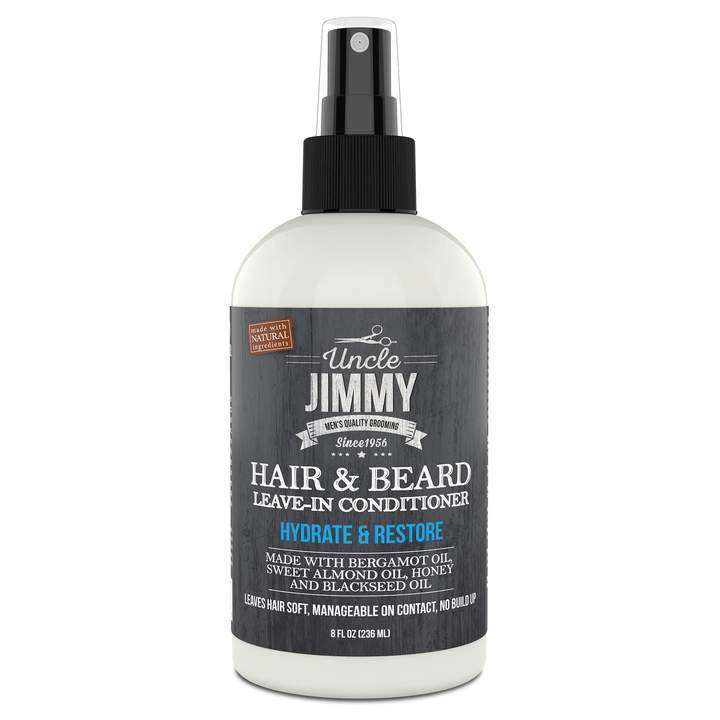 4th Ave Market: Uncle Jimmy hair & Beard Leave in Conditioner - 8oz