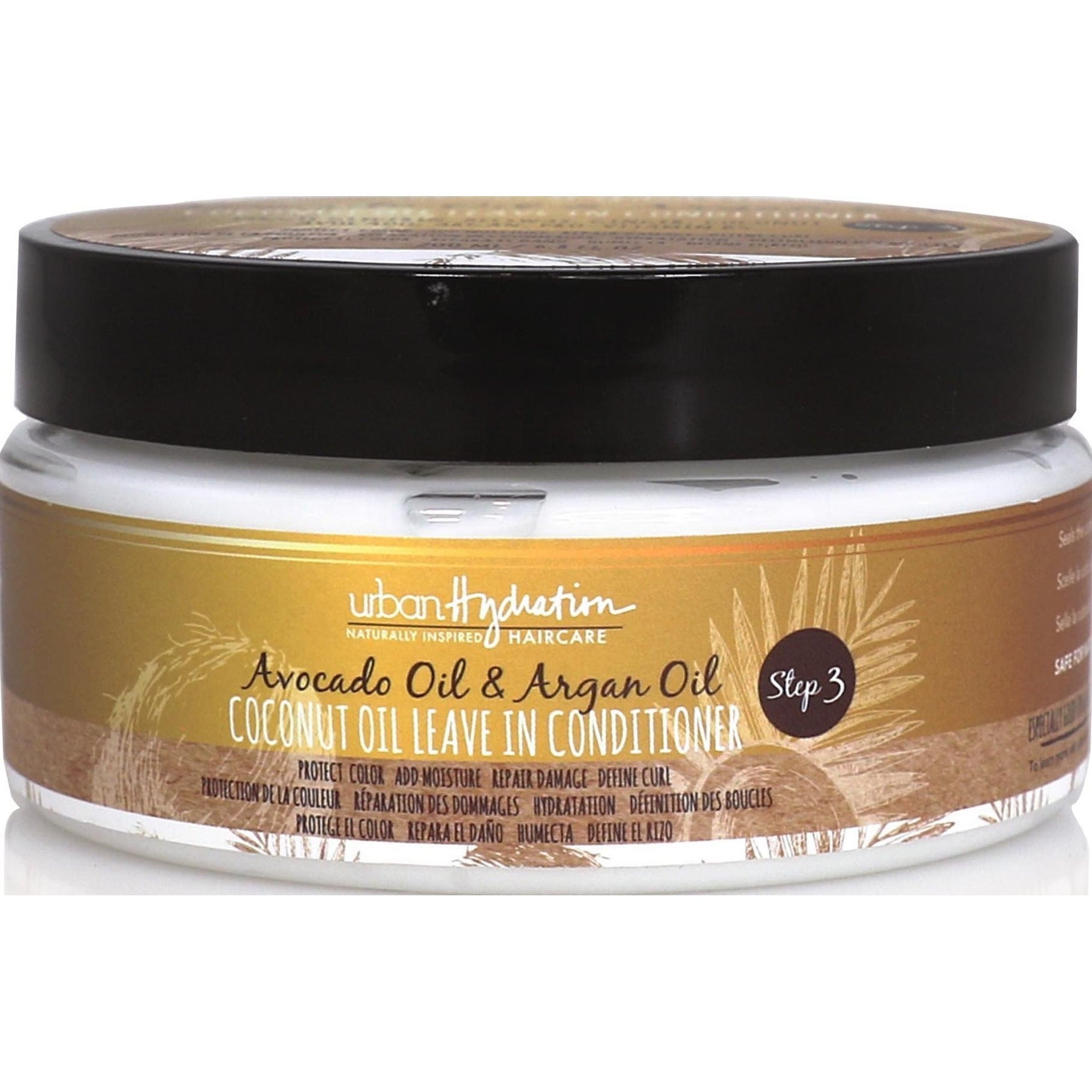 4th Ave Market: Urban Hydration Avocado & argan coconut oil leave in conditioner 6.8 fluid ounce, Wh