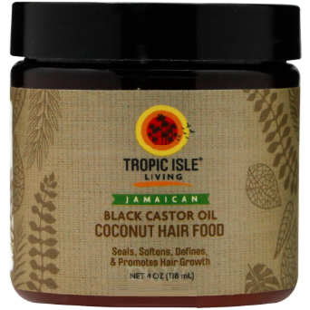 4th Ave Market: Tropic Isle Living Coconut Black Castor Oil Hair Food With Shea Butter 4 oz