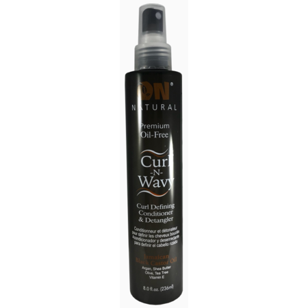 Curl-N-Wavy Black Castor Oil Conditioner & Detangler 8 oz - 4th Ave Market