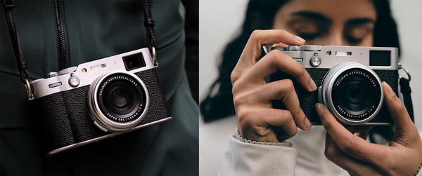 Fujifilm X100 VI in woman's hand