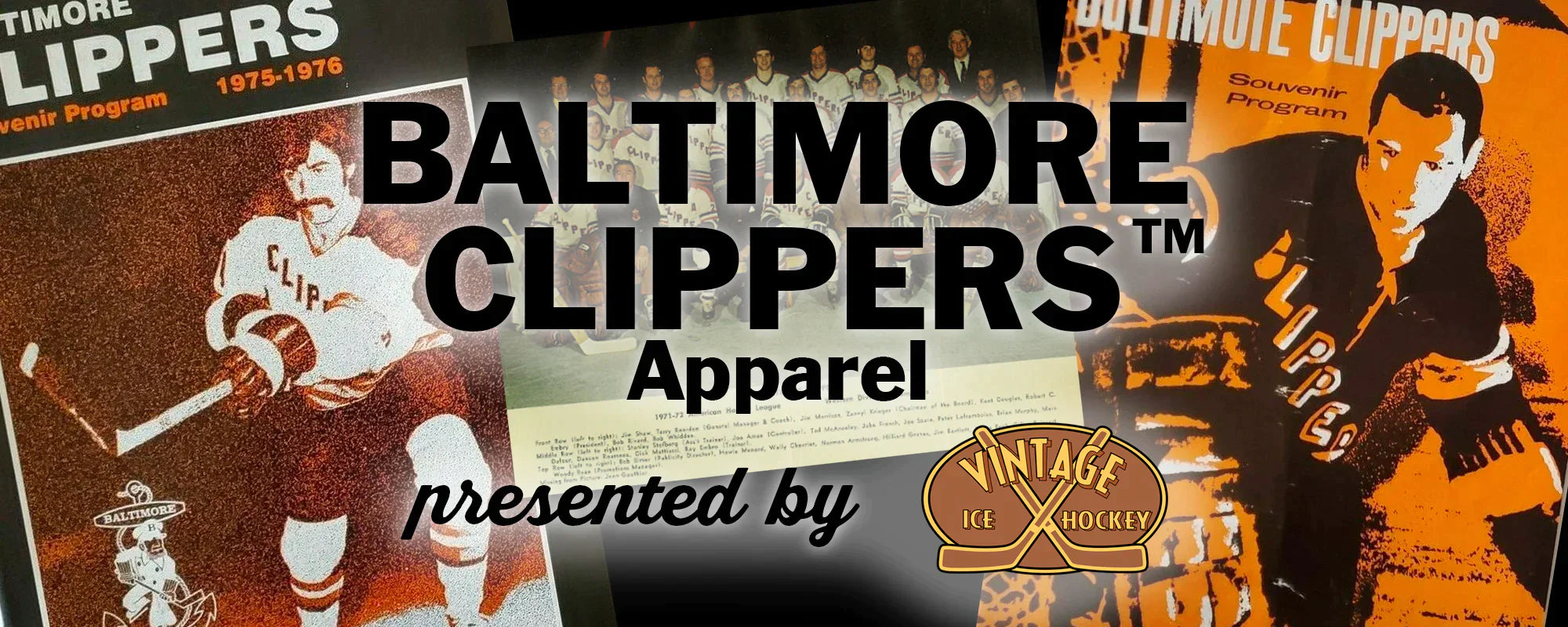 Baltimore Clippers hockey apparel and commemorative merchandise collection