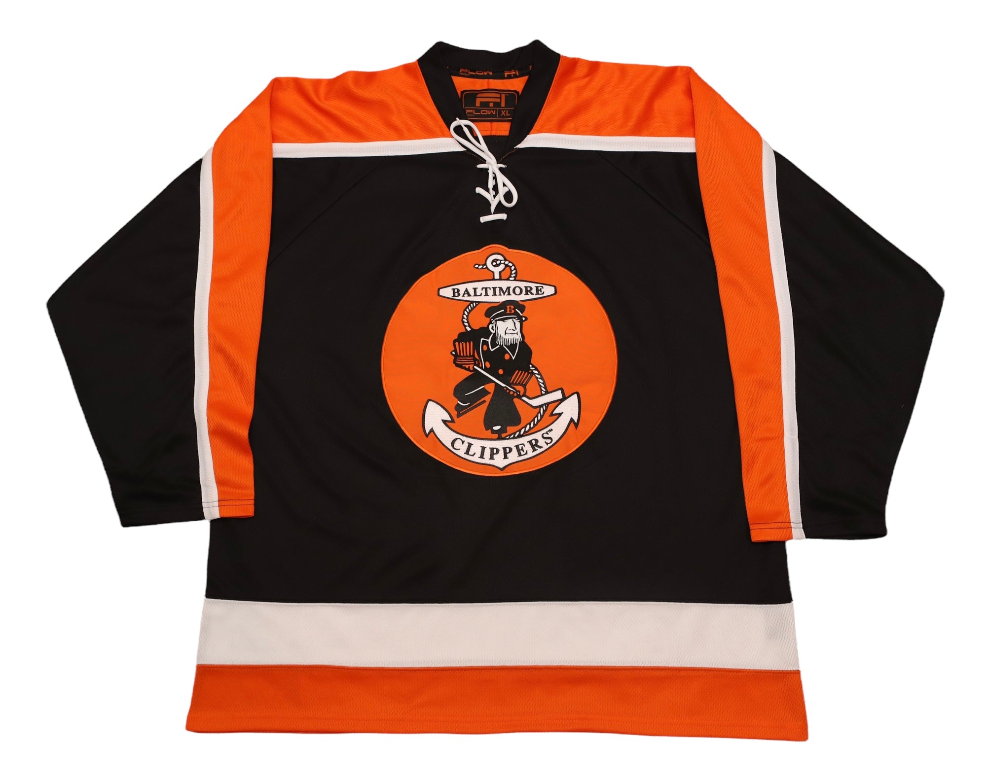 Baltimore Clippers® 1960s Black Jersey (BLANK) – Vintage Ice Hockey