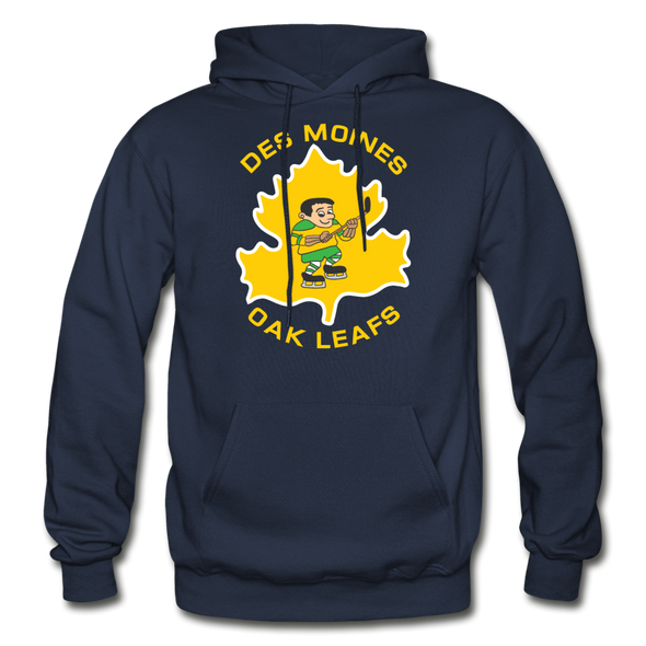 Des Moines Oak Leafs Hoodie - navy